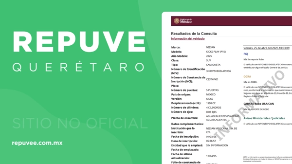 REPUVE Querétaro